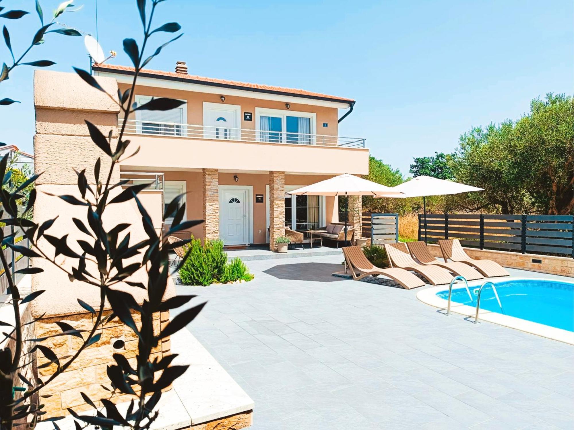 Villa Twins Sukosan With Heated Pool Экстерьер фото